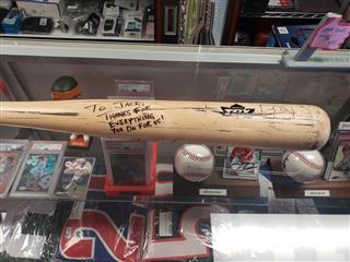 AUTOGRAPHED FULL SIZE BASEBALL BAT SIGNED BY CHAD TRACY - JSA CERTICATION